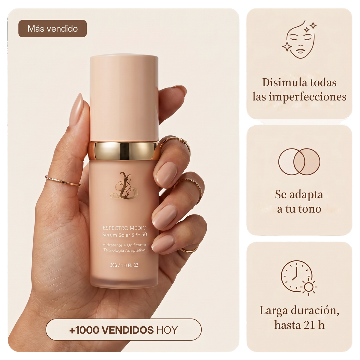 Base de Maquillaje que Cambia de Color